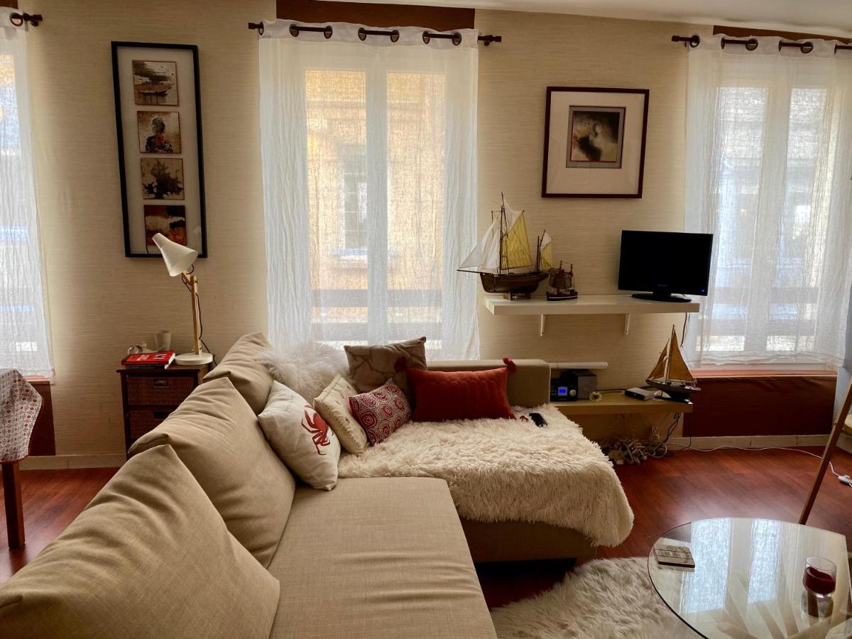 Cosy Gwen, Bel Appartement Vue Mer Laterale Ле-Трепор Экстерьер фото